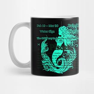 Pisces ♓️ Woman Art Tee Mug